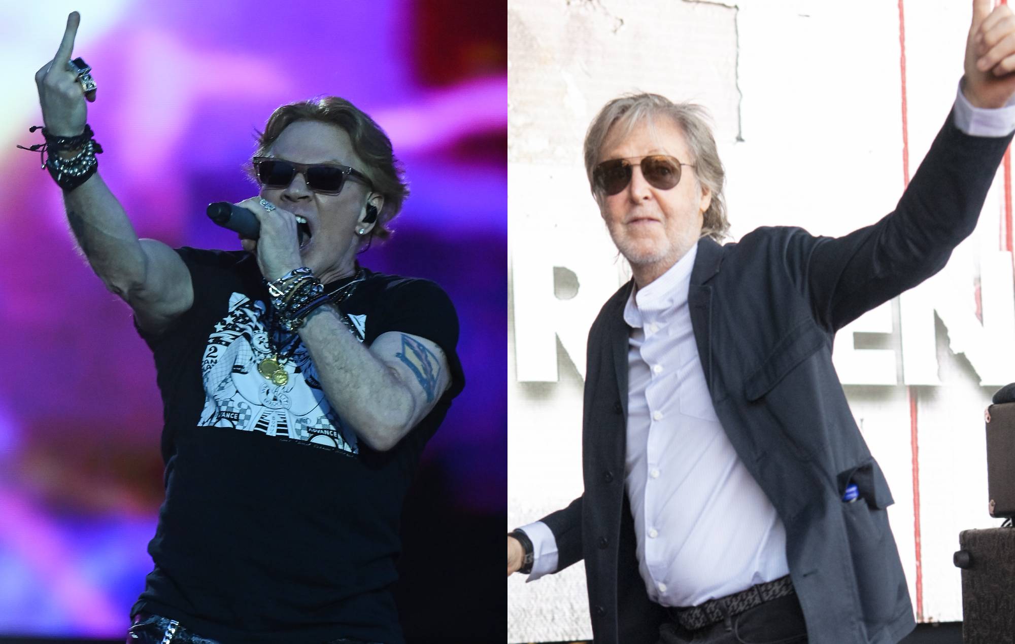По слухам, Пол Маккартни будет специальным гостем Guns N’ Roses во время выступления в Гластонбери.
